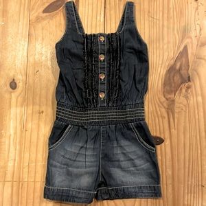 Denim Romper